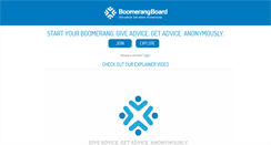 Desktop Screenshot of boomerangboard.com